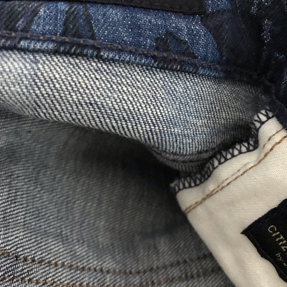 Citizens of Humanity Avedon Paisley Jeans Size 27 skinny low rise - Picture 5 of 8